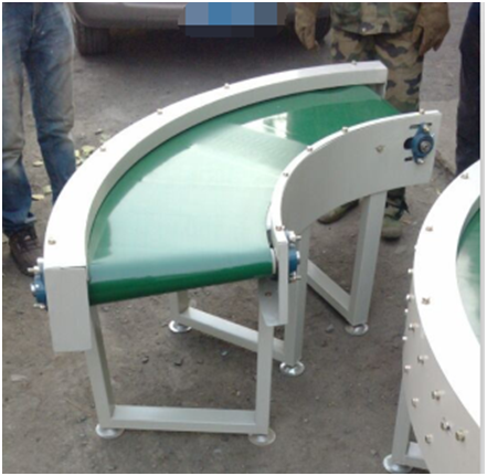 藥品轉(zhuǎn)彎皮帶機